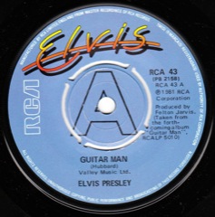 RCA 43 Guitar Man / Faded Love - Cut 